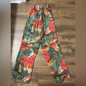 Floral Sheer Swimsuit Cover Up